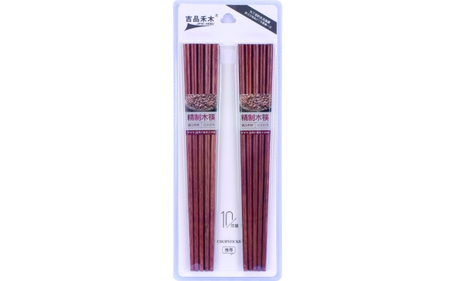 紅膠木筷A-1215