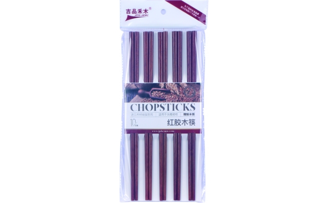 紅膠木筷A-1161