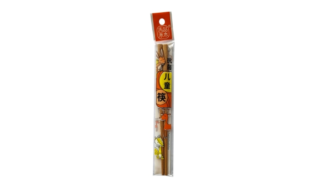 A-15抗菌兒童筷（橡膠木）